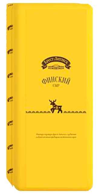 Сыр Брест-Литовск Финский 45% 3,5 кг 1/6 евроблока