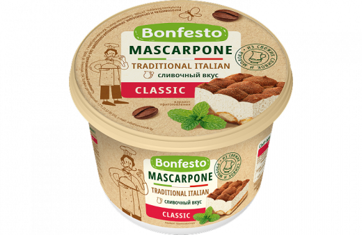 Сыр Маскарпоне мягкий Bonfesto 78% 500 г