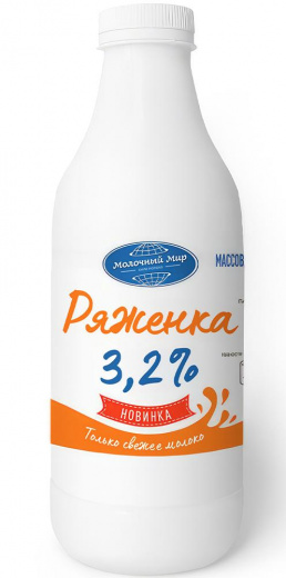 Ряженка Молочный Мир 3,2% 450 г