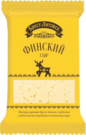 Сыр Брест-Литовск Финский фас. 45% 200 г